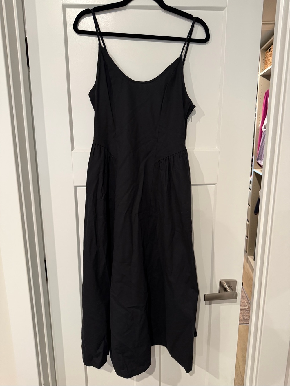 Target Black Maxi Spaghetti Strap Dress